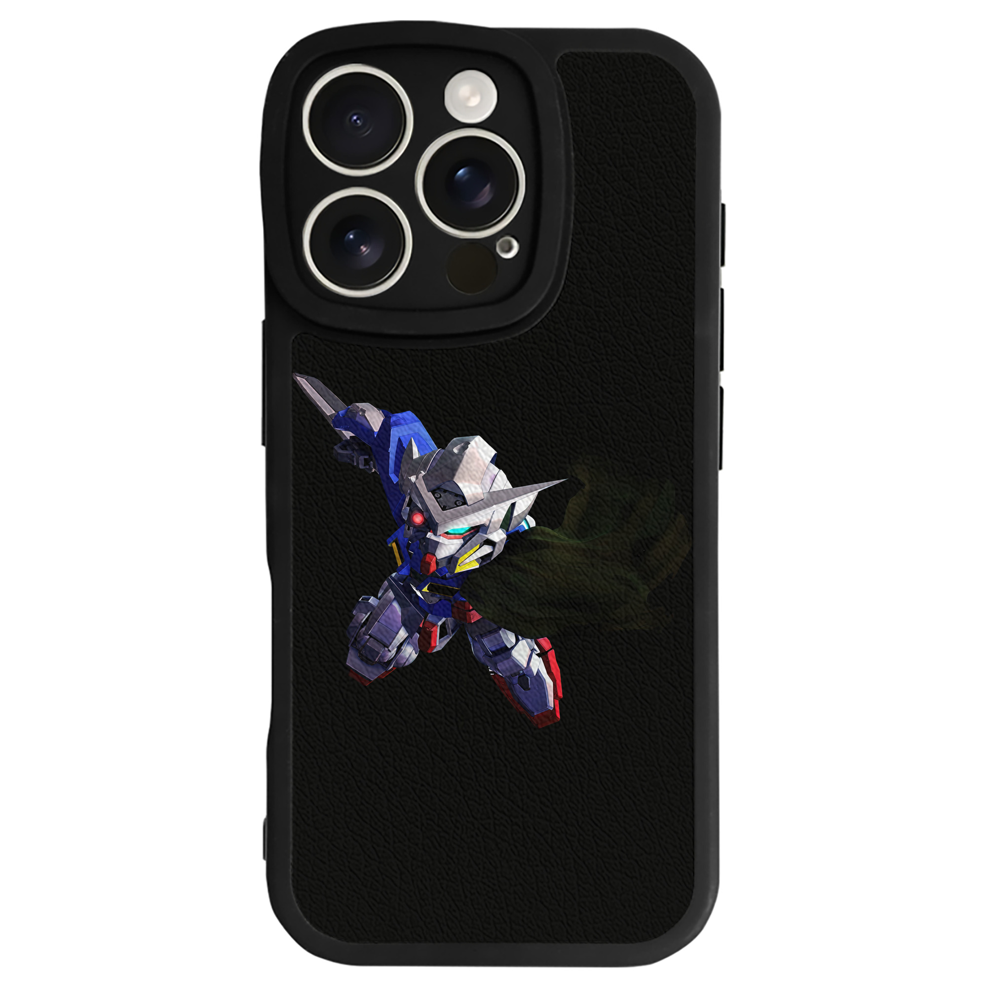 （画像用） 機動戦士ガンダム Mobile Suit Gundam 【iPhone 16シリーズ対応】シリコンスマホケース（レザー調） 材質：シリコン